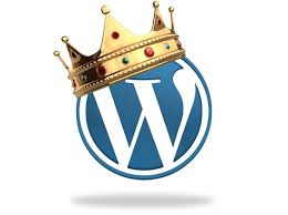Wordpress Logo with a crown
